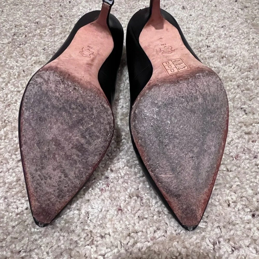 Tory Burch Black Leather Pumps - Picture 10 of 11